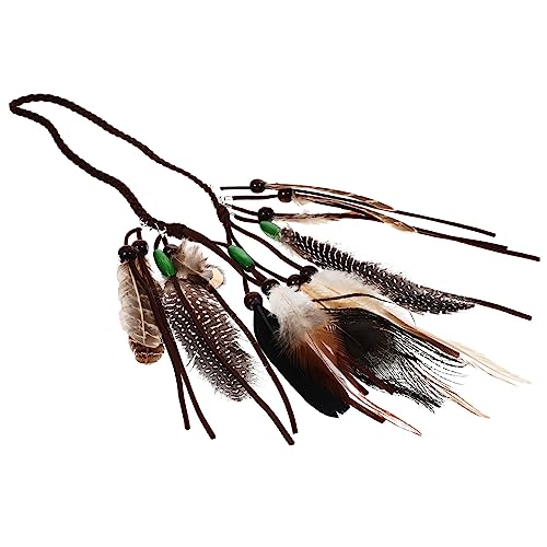 OATIPHO Bohemian Plume Haarband für Damen Kostümaccessoire mit Holzperlen und Quasten für Festivals Reisen und Partys Perfektes für Boho Fans OATIPHO Bohemian Plume Haarband für Damen Kostümaccessoire mit Holzperlen und Quasten für Festivals Reisen und Partys Perfektes für Boho Fans von OATIPHO