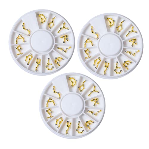 OATIPHO Boxen Charms mit Edelsteine für DIY Nageldesign Vielseitig Einsetzbar für Handyhüllen Scrapbook und Grußkarten Verschiedenen Designs von OATIPHO