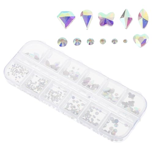 OATIPHO DIY Nagelkunst Dekorationsset Fächer Box mit Facettierten Strasssteinen für Personalisierte Nailart und Bastelprojekte Vielseitig Einsetzbar OATIPHO DIY Nagelkunst Dekorationsset Fächer Box mit Facettierten Strasssteinen für Personalisierte Nailart und Bastelprojekte Vielseitig Einsetzbar von OATIPHO