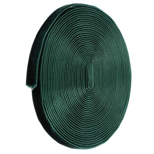 OATIPHO Festliches Samtband Dunkelgrün Vielseitiges Geschenkband für Verpackung Dekoration Diy Bastelband für Weihnachten Hochzeiten Geburtstage Schleifenband für Geschenkverpackung von OATIPHO