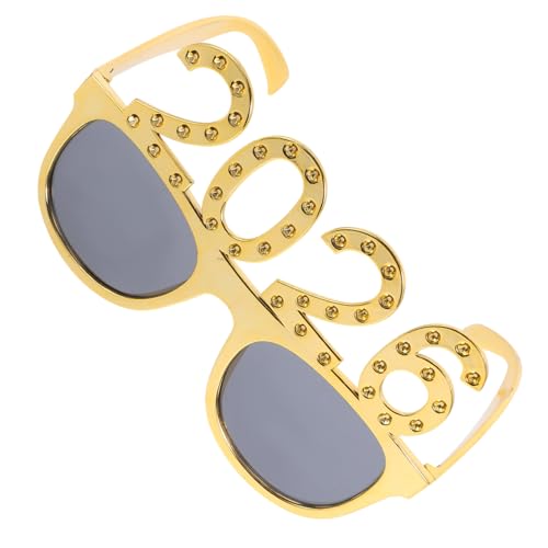 OATIPHO Glitzernde Partybrille für Feierlichkeiten Lustige Fotorequisite für Silvester Abschlussfeiern und Festliche Anlässe Robuste und Wiederverwendbare Brille OATIPHO Glitzernde Partybrille für Feierlichkeiten Lustige Fotorequisite für Silvester Abschlussfeiern und Festliche Anlässe Robuste und Wiederverwendbare Brille von OATIPHO