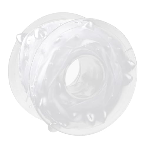 OATIPHO Herzförmiges Perlenband Geschenkband Weißes Satinband Dekoratives Diy Geschenkverpackungsband für Hochzeit Valentinstag Weihnachten von OATIPHO