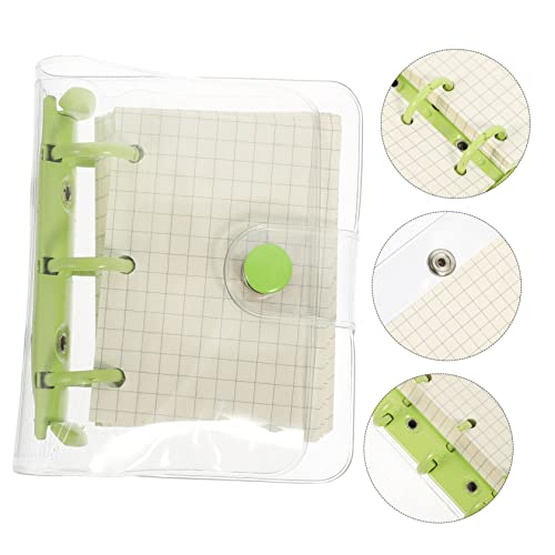 OATIPHO Mini Handbuch Notizbuch mit Cover Ring Design Kompakt und Leicht für Scrapbooking Schüleraccessoire Grün OATIPHO Mini Handbuch Notizbuch mit Cover Ring Design Kompakt und Leicht für Scrapbooking Schüleraccessoire Grün von OATIPHO