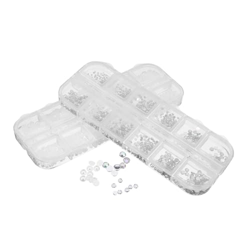 OATIPHO Nageldekorationen Boxen mit Schillernden Strasssteinen und Nagelperlenanhängern Maniküre Zubehör für Nail Art DIY und Professionelle Anwendungen OATIPHO Nageldekorationen Boxen mit Schillernden Strasssteinen und Nagelperlenanhängern Maniküre Zubehör für Nail Art DIY und Professionelle Anwendungen von OATIPHO