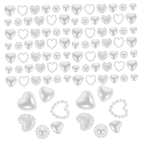 OATIPHO Perlen Charms Weiße Herzen Nageldekorationen Diy Maniküre Schmuck Strasssteine für Nail Art für Natürliche und Künstliche Nägel Teiliges OATIPHO Perlen Charms Weiße Herzen Nageldekorationen Diy Maniküre Schmuck Strasssteine für Nail Art für Natürliche und Künstliche Nägel Teiliges von OATIPHO