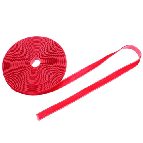OATIPHO Rotes Weihnachts Dekoband Feines Samtiges Geschenkband für Diy Blumenkränze Schleifen Party und Geschenkverpackung Vielseitiges Bastel und Wohnaccessoire von OATIPHO