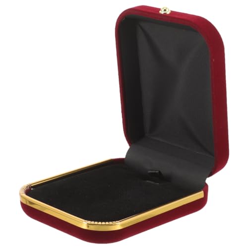 OATIPHO Schmuck Geschenkbox, Halskette Geschenkbox Kette Ehering Samt Schmuckboxen Klein Hochzeit Schmuckschatulle für Hochzeitsantrag Verlobung Weihnachten Valentinstag von OATIPHO