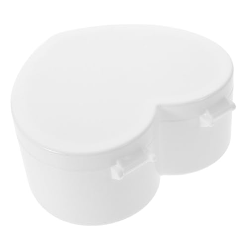 OATIPHO Weiße Herzförmige Schmuckschatulle für Mädchen Kleine Reise Schmuckbox mit Zwei Integriertem Make Up Spiegel Schmuck Organizer für Ohrringe Halsketten Ringe und Armbänder OATIPHO Weiße Herzförmige Schmuckschatulle für Mädchen Kleine Reise Schmuckbox mit Zwei Integriertem Make Up Spiegel Schmuck Organizer für Ohrringe Halsketten Ringe und Armbänder von OATIPHO