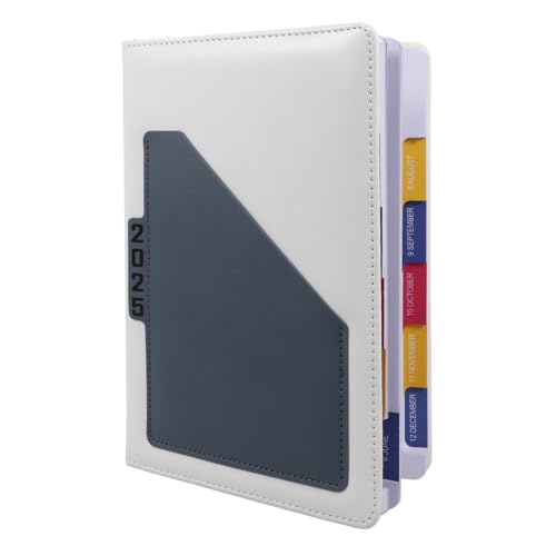 OATIPHO Zeitplan Tragbarer Planer-organizer Tagesplaner Notizblock Haushaltsplaner Buch Index Notizblock Haushaltsplaner Organizer Zeitmanagement -notizblock Notizpolster Bürobedarf Papier von OATIPHO