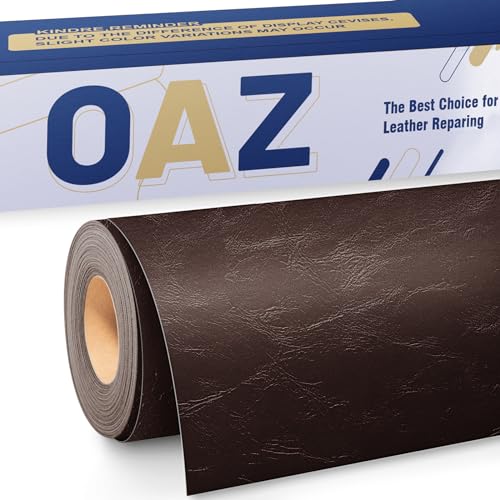 OAZ Leder Reparatur Patch, 40x80cm Lederflicken Selbstklebend Leder Reparatur Patch, für Möbel, Sofas, Autositze, Handtaschen, Jacken, Leder Renovierung, Glänzend Dunkles Kaffee OAZ Leder Reparatur Patch, 40x80cm Lederflicken Selbstklebend Leder Reparatur Patch, für Möbel, Sofas, Autositze, Handtaschen, Jacken, Leder Renovierung, Glänzend Dunkles Kaffee von OAZ