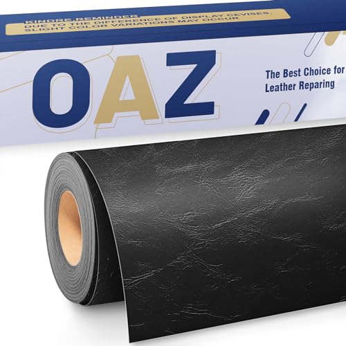 OAZ Leder Reparatur Patch, 40x80cm Lederflicken Selbstklebend Leder Reparatur Patch, für Möbel, Sofas, Autositze, Handtaschen, Jacken, Leder Renovierung, Glänzend Schwarz OAZ Leder Reparatur Patch, 40x80cm Lederflicken Selbstklebend Leder Reparatur Patch, für Möbel, Sofas, Autositze, Handtaschen, Jacken, Leder Renovierung, Glänzend Schwarz von OAZ