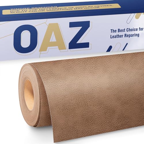 OAZ Leder Reparatur Patch, 40x80cm Lederflicken Selbstklebend Leder Reparatur Patch, für Möbel, Sofas, Autositze, Handtaschen, Jacken, Leder Renovierung, Retro Bräunlich OAZ Leder Reparatur Patch, 40x80cm Lederflicken Selbstklebend Leder Reparatur Patch, für Möbel, Sofas, Autositze, Handtaschen, Jacken, Leder Renovierung, Retro Bräunlich von OAZ