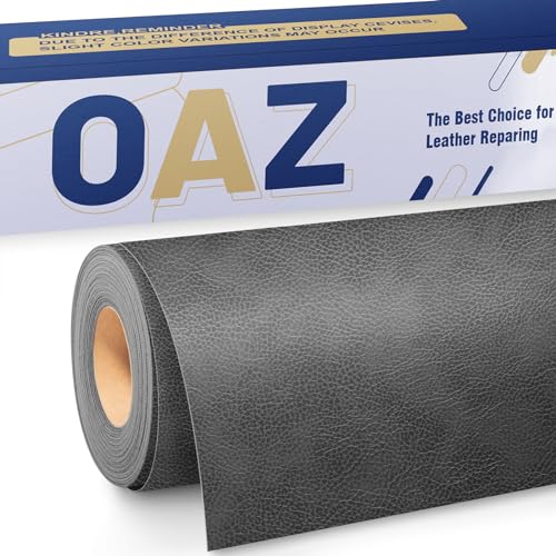 OAZ Leder Reparatur Patch, 40x80cm Lederflicken Selbstklebend Leder Reparatur Patch, für Möbel, Sofas, Autositze, Handtaschen, Jacken, Leder Renovierung, Retro Dunkelgrau OAZ Leder Reparatur Patch, 40x80cm Lederflicken Selbstklebend Leder Reparatur Patch, für Möbel, Sofas, Autositze, Handtaschen, Jacken, Leder Renovierung, Retro Dunkelgrau von OAZ