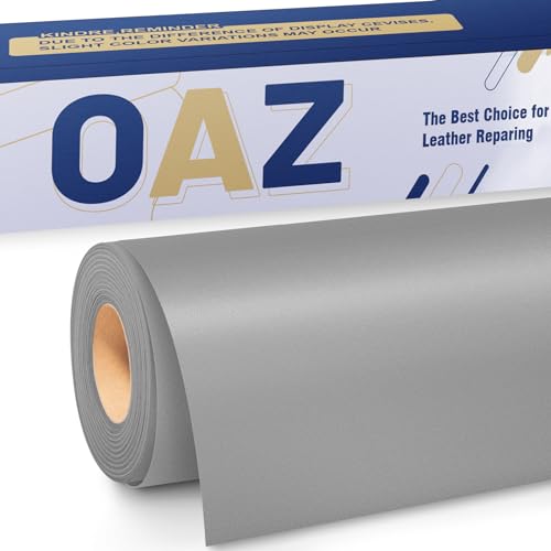 OAZ Leder Reparatur Patch, 40x80cm Lederflicken Selbstklebend Leder Reparatur Patch, für Möbel, Sofas, Autositze, Handtaschen, Jacken, Leder Renovierung, Grau OAZ Leder Reparatur Patch, 40x80cm Lederflicken Selbstklebend Leder Reparatur Patch, für Möbel, Sofas, Autositze, Handtaschen, Jacken, Leder Renovierung, Grau von OAZ