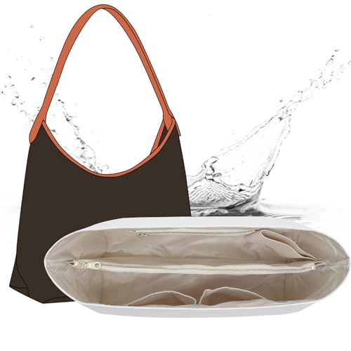 OAikor Geldbörsen-Organizer-Einsatz, kompatibel mit Goyard Bohème Hobo-Tasche, leicht, großes Fassungsvermögen, wasserabweisend, Dupont-Papiertüten-Innenformer für luxuriöse Hobo-Taschen (weiß) OAikor Geldbörsen-Organizer-Einsatz, kompatibel mit Goyard Bohème Hobo-Tasche, leicht, großes Fassungsvermögen, wasserabweisend, Dupont-Papiertüten-Innenformer für luxuriöse Hobo-Taschen (weiß) von OAikor
