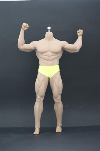 OBEST 1/6 Gliederpuppen Zeichenpuppe Modellpuppe Körper Figur Männlich 12 Zoll Super Flexible Nahtlose PL2018-M35 28 cm Mit Metall Skelett (Nicht enthalten Kopf Sculpt) von OBEST
