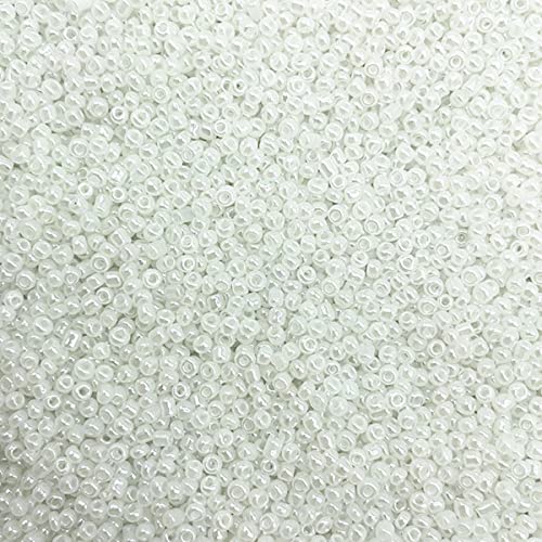 15g/lot (1000pcs) 2mm Wirkung der Creme Charme Tschechische Glas Rocailles DIY Armband Halskette Perlen für Schmuckherstellung Zubehör-01 von OBOYGANGNQE