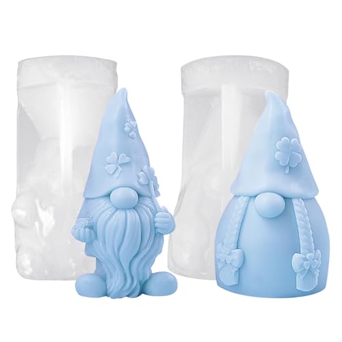 2 Stück Silikonformen Gießformen, 3D Silikonform Weihnachten, Silikonformen für Beton, zum Gießen DIY Weihnachts Halloween Geschenkdekoration 2 Stück Silikonformen Gießformen, 3D Silikonform Weihnachten, Silikonformen für Beton, zum Gießen DIY Weihnachts Halloween Geschenkdekoration von OCCOUMR