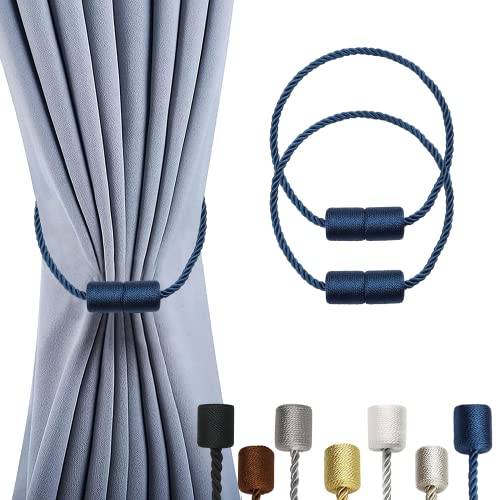 OCIOLI 2 Pack magnetischen Vorhang Krawattenhalter Vorhang Krawattenhalter Vorhang Krawatten mit dickeren Twist Rope & Starke Magnet Krawatte zurück für Vorhänge von OCIOLI