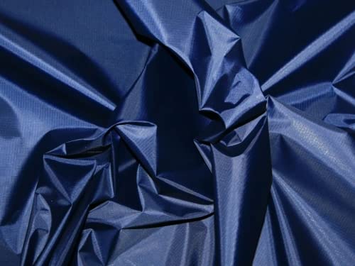 152,4 cm breit Polyester Rip Stop reißfest Stoff, Marineblau, Meterware von OD