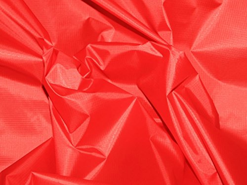 Polyester-Ripstop-Gewebe, reißfester Stoff, 152,4 cm breit, rot, Meterware von OD