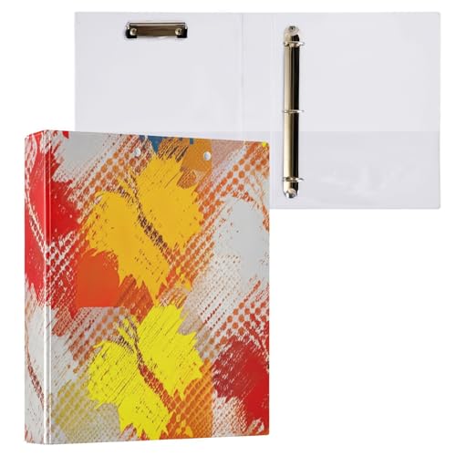 Ahornblätter-Herbst-Klemmbrett, 3 runde Ringe, Ordner, Organizer für Schule und Büro, 1 Stück Ahornblätter-Herbst-Klemmbrett, 3 runde Ringe, Ordner, Organizer für Schule und Büro, 1 Stück von ODAWA