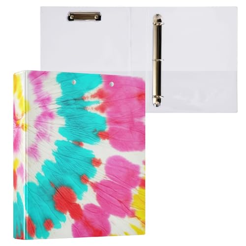 Batik-Klemmbrett, 3-Ringbinder, 2,5 cm, runde Ringe, 2 Stück Batik-Klemmbrett, 3-Ringbinder, 2,5 cm, runde Ringe, 2 Stück von ODAWA