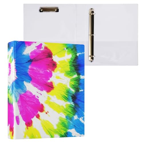 Batik-Klemmbrett, 3-Ringbuch, hält 200 Blatt, Ordner, Organizer für Schule und Büro, 2 Stück Batik-Klemmbrett, 3-Ringbuch, hält 200 Blatt, Ordner, Organizer für Schule und Büro, 2 Stück von ODAWA