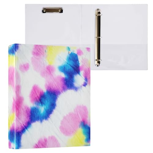 Batik-Klemmbrett mit 3 Ringbüchern, 2,5 cm, für Briefform (21,6 x 27,9 cm), 2 Stück von ODAWA