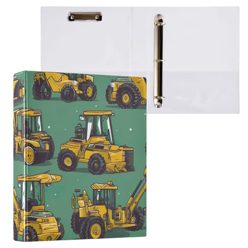 Baumaschinen Drei-Ringbuchordner mit Profil-Klemmbrett, Aktenordner für Bürobedarf, 1 Packung Baumaschinen Drei-Ringbuchordner mit Profil-Klemmbrett, Aktenordner für Bürobedarf, 1 Packung von ODAWA