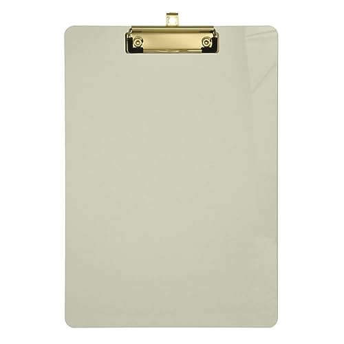 Beige Klemmbretter Standard A4 Briefgröße Klemmbrett Recycling-Kunststoff Klemmbrett von ODAWA