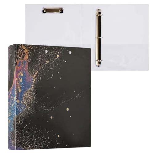 Cool Splash Klemmbrett, 3-Ringbuch, 21,6 x 27,9 cm, Schwarz, 1 Stück Cool Splash Klemmbrett, 3-Ringbuch, 21,6 x 27,9 cm, Schwarz, 1 Stück von ODAWA