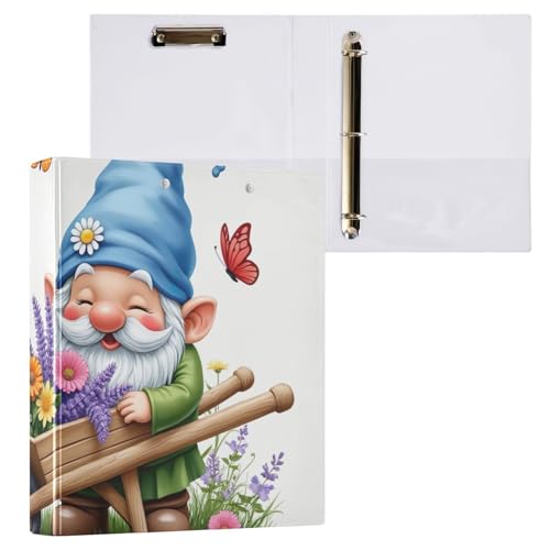 Gnomes Klemmbrett mit drei Ringen, weiß, für Bürobedarf, 1 Packung Gnomes Klemmbrett mit drei Ringen, weiß, für Bürobedarf, 1 Packung von ODAWA