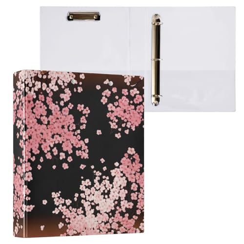 Klemmbrett-Binder, Kirschblüten, 3-Ringbuch, hält 200 Blatt, Ordner, Organizer für Schule und Büro, 1 Stück Klemmbrett-Binder, Kirschblüten, 3-Ringbuch, hält 200 Blatt, Ordner, Organizer für Schule und Büro, 1 Stück von ODAWA