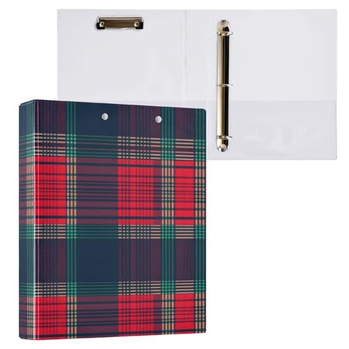 Klemmbrett mit 3 Ringen, für Bürobedarf, Schottenkaro, Blau, 1 Stück Klemmbrett mit 3 Ringen, für Bürobedarf, Schottenkaro, Blau, 1 Stück von ODAWA