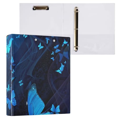 Klemmbrett mit 3 runden Ringen, für Schule und Büro, Blau, 1 Stück Klemmbrett mit 3 runden Ringen, für Schule und Büro, Blau, 1 Stück von ODAWA