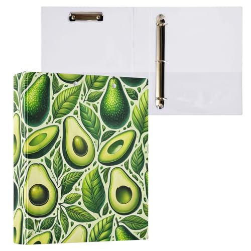 Klemmbrett mit Blumenmuster, Avocados, Grün, Ringordner, Organizer, 1 Stück von ODAWA