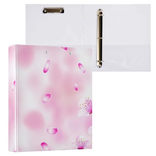 Klemmbrett mit Kirschblüten und 3 Ringen, Aktenordner für Bürobedarf, 1 Packung Klemmbrett mit Kirschblüten und 3 Ringen, Aktenordner für Bürobedarf, 1 Packung von ODAWA