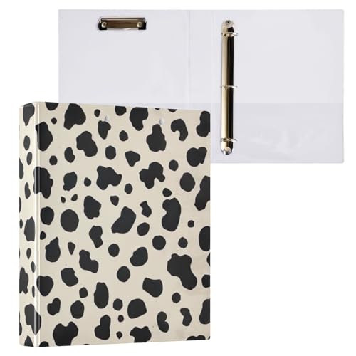 Klemmbrett mit Leopardenmuster, 3-Ringbücher mit Klemmbrett, 2,5 cm, für Briefgröße (21,6 x 27,9 cm), 1 Packung von ODAWA