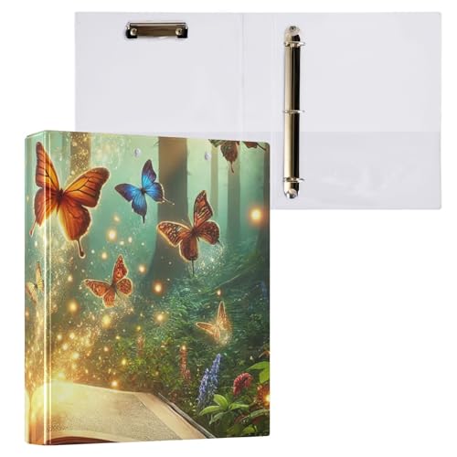 Klemmbrett mit drei Ringbüchern, mit Profil-Klemmbrett, 2,5 cm, runde Ringe, Ordner, Organizer, 2 Stück Klemmbrett mit drei Ringbüchern, mit Profil-Klemmbrett, 2,5 cm, runde Ringe, Ordner, Organizer, 2 Stück von ODAWA