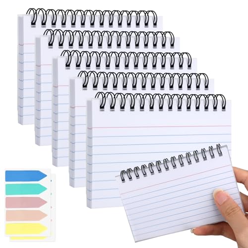 250 Stück Karteikarten Liniert Weiß, Karteikarten Groß Weiß Lernkarten Kinder, Back to School Clean Girl Spiral Flashcards mit Transparenter Abdeckung 12.5x7.5cm, Index Cards mit 200 Register 250 Stück Karteikarten Liniert Weiß, Karteikarten Groß Weiß Lernkarten Kinder, Back to School Clean Girl Spiral Flashcards mit Transparenter Abdeckung 12.5x7.5cm, Index Cards mit 200 Register von ODDerZZii