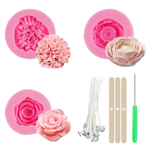 3 Stück kerzen formen silikon, Blume kerzen silikonformen, silikonformen kerzen, kerzenformen silikon, silikonform blumen, kerzenform, kerzen formen, Kostenloser Kerzendocht,Kerzendochthalter und Ahle 3 Stück kerzen formen silikon, Blume kerzen silikonformen, silikonformen kerzen, kerzenformen silikon, silikonform blumen, kerzenform, kerzen formen, Kostenloser Kerzendocht,Kerzendochthalter und Ahle von ODDerZZii