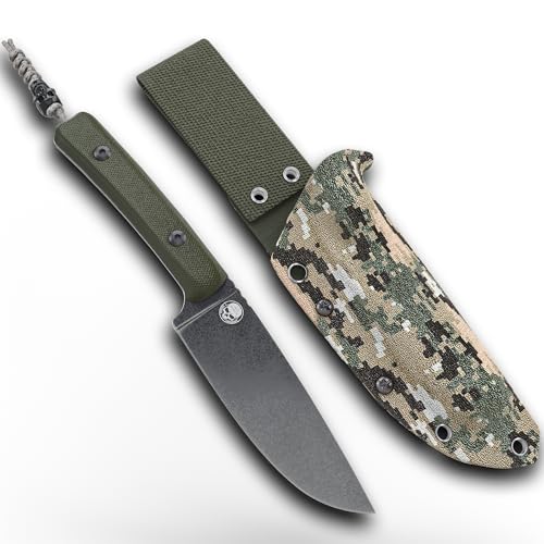 ODENWOLF FRITZ MEINECKE Outdoor Messer – Full-Tang Jagdmesser aus D2-Stahl – G10-Griff, Kydexscheide mit Teklok & Lanyard – Legal nach §42a ODENWOLF FRITZ MEINECKE Outdoor Messer – Full-Tang Jagdmesser aus D2-Stahl – G10-Griff, Kydexscheide mit Teklok & Lanyard – Legal nach §42a von ODENWOLF
