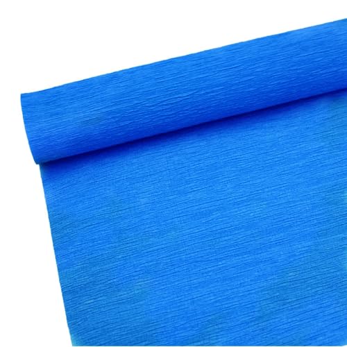 Krepppapier Rolle für die Herstellung von dunkelblau Krepppapier ideal für Kreativen Hobbies Farbig sortiert-25 x 250 cm von ODETOJOY