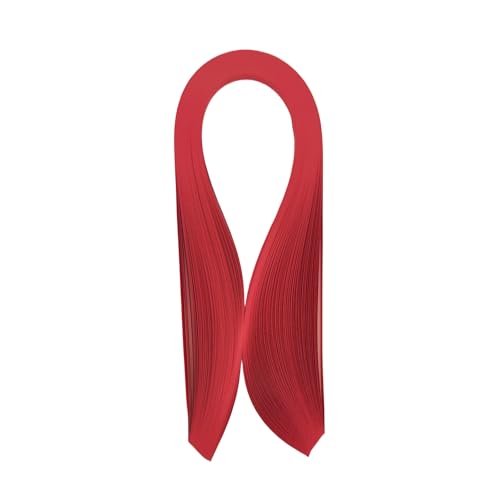 ODETOJOY Quilling-Papierstreifen rot 5mm Scharlachrot, gerolltes Papier, Filigraner Streifen, leuchtend rot, gewellt, 54 cm Länge ODETOJOY Quilling-Papierstreifen rot 5mm Scharlachrot, gerolltes Papier, Filigraner Streifen, leuchtend rot, gewellt, 54 cm Länge von ODETOJOY