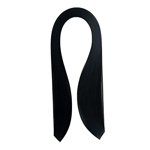 ODETOJOY quilling papierstreifen 5mm schwarz quilling streifen 5mm papier quilling Kit 52cm 120 Stücke von ODETOJOY