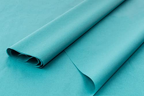 Farbiges Seidenpapier / Geschenkpapier / Geschenkpapierbögen (50,8 x 76,2 cm) erhältlich in 10er/25er & 50er (Türkis, 50 Stück) von ODL Packaging