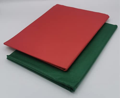 ODL Packaging Seidenpapier/Geschenkpapierbögen, 20 x 30 cm, Rot und Dunkelgrün, 100 Stück ODL Packaging Seidenpapier/Geschenkpapierbögen, 20 x 30 cm, Rot und Dunkelgrün, 100 Stück von ODL Packaging