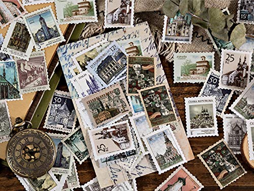 276 stk Vintage Aufkleber Stempel Scrapbooking Aufkleber für Scrapbook Kalender Notizbuch Tagebuch Fotoalbum DIY Dekoration, 4 * 3cm, Schmetterling, Stadt, Malerei, Blumen, Tier, Stern 276 stk Vintage Aufkleber Stempel Scrapbooking Aufkleber für Scrapbook Kalender Notizbuch Tagebuch Fotoalbum DIY Dekoration, 4 * 3cm, Schmetterling, Stadt, Malerei, Blumen, Tier, Stern von ODOOKON