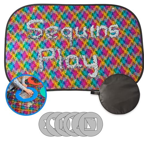 Autismus und Anti Stress Sensorik Spielzeug für Kinder mit Autismus und ADHS – das Sequin Fabric Sensory Board mit umklappbaren Pailletten für Autisten | Sensory Wall Matte aus Pailettenstoff Autismus und Anti Stress Sensorik Spielzeug für Kinder mit Autismus und ADHS – das Sequin Fabric Sensory Board mit umklappbaren Pailletten für Autisten | Sensory Wall Matte aus Pailettenstoff von ODOXIA
